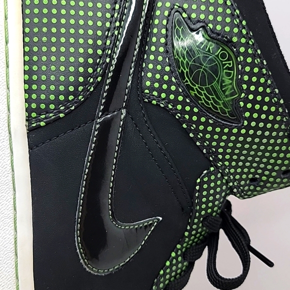 Jordans | 1 Retro High Chlorophyll green/black hi-top sneakers | MENS 14 - Picture 8 of 11